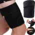 Universal Sports bandage Aolikes A-7956 for fixation of thigh muscles Compression clamp for muscular tension of the hips Leg braces XL-923 Black