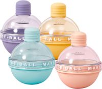 Spherical Ice Ball Shape Ice Ball Maker Silicone Sphere with Watering Can for freezing and Storing round ice for cocktails and whiskey