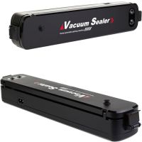 Вакуумный упаковщик пакетов New Vacuum Sealer LP-11 автоматический вакууматор, аппарат вакуумайзер для упаковки и хранения еды, продуктов Черный