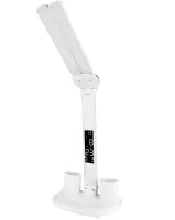 Настольная складная сенсорная лампа Luna ALT-807W светодиодный раскладной LED светильник с двумя источниками света, дисплеем и подставками HT-01