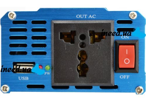 Преобразователь с чистой синусоидой UKC AC/DC 12v-220V 600W автомобильный инвертор напряжения тока 12В 220В 600 Вт аккумулятор от прикуривателя
