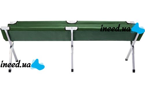 Раскладная кровать для кемпинга Camp Bed 190х65 см портативная складная раскладушка с алюминиевым каркасом до 120 кг кровать-раскладушка с чехлом