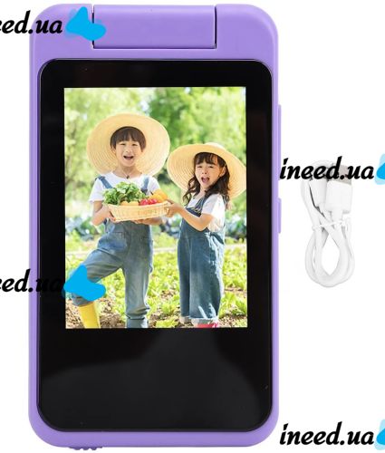 Интерактивный смартфон Children Mobile Phones AZ-1156 аккумуляторный детский телефон с играми, сенсорным экраном и камерой для фото и видео от USB