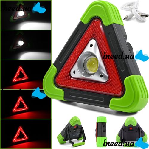 Аварийный свет Hurry Bolt Emergency Hazart Light HB-6609T автомобильный знак аварийной остановки со светодиодным фонарем и солнечной батареей microUSB