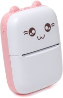 Мини термопринтер Jetix Mini Printer портативный карманный детский принтер для смартфона с Bluetooth для печати без чернил от 3 лет Android IOS