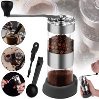 Ручная кофемолка Coffee Grinder HD-A75 механический измельчитель кофейных зерен с регулировкой помола, мельница со стальными жерновами LY-958