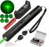 Powerful Laser Pointer Green Laser Pointer YL-303 1000mW, Rechargeable Green Laser with Key BL-303 Diode with Effects Nozzle for Presentation