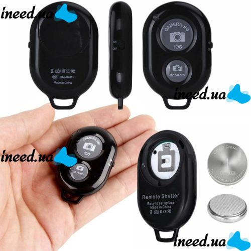 Пульт-кнопка Bluetooth Hoco RC-100 дистанционного управления камерой телефона для селфи палки, универсальный брелок, пульт для Android и IOS, штатива