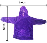Подушка худи для детей Huggle Pets Hoodie 2 в 1 плед-кофта до 140 см, игрушка трансформер с капюшоном, детская толстовка, игрушка-худи с рукавами 