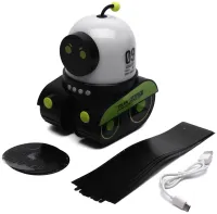 Аккумуляторный проектор звездного неба Droid WH-E03 светодиодный RGB LED ночник, робот дроид со сменными слайдами и Bluetooth колонкой 1200mAh